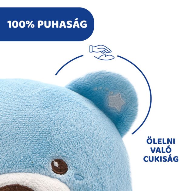 Chicco Baby Bear plüss maci projektor vetítő és éjszakai lámpa-neutral