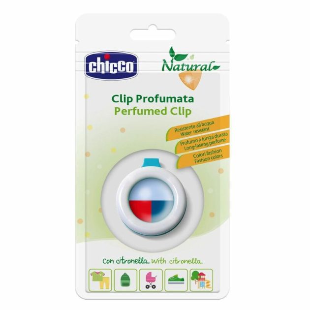 Chicco Natural Clip - illatosított klipsz 1db citronellával illatosított, vízálló