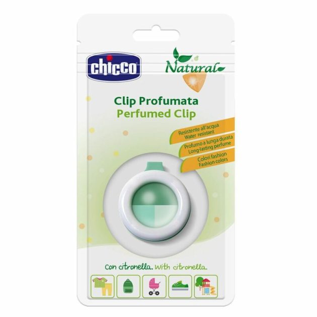 Chicco Natural Clip - illatosított klipsz 1db citronellával illatosított, vízálló