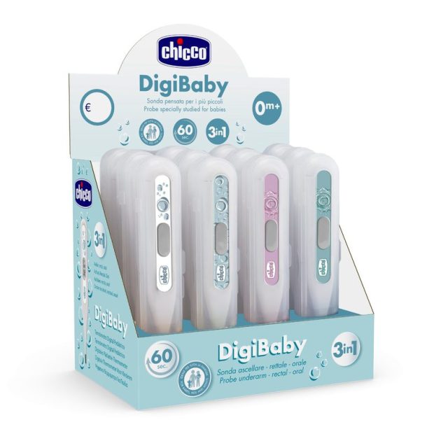 Chicco Digi Baby digitális hőmérő 1 db ultra kicsi