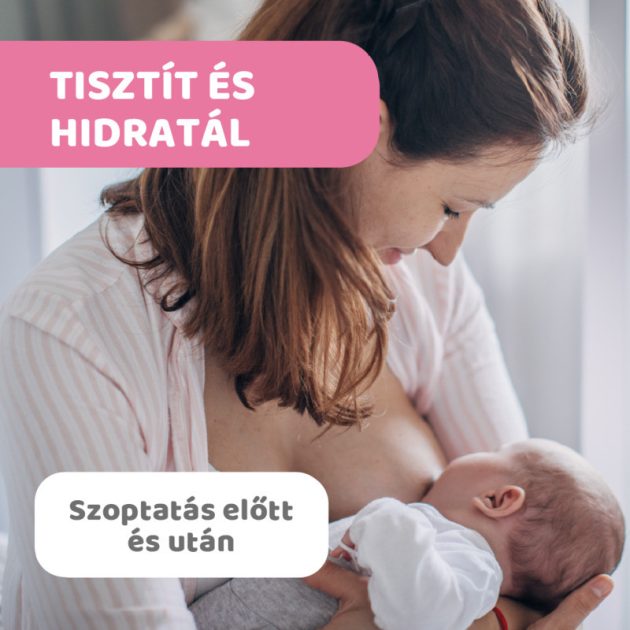 Chicco Melltörlőkendő szoptatás előtt és után - 16 db, E-vitaminnal, glicerinnel és prebiotikus Biolin®-nal