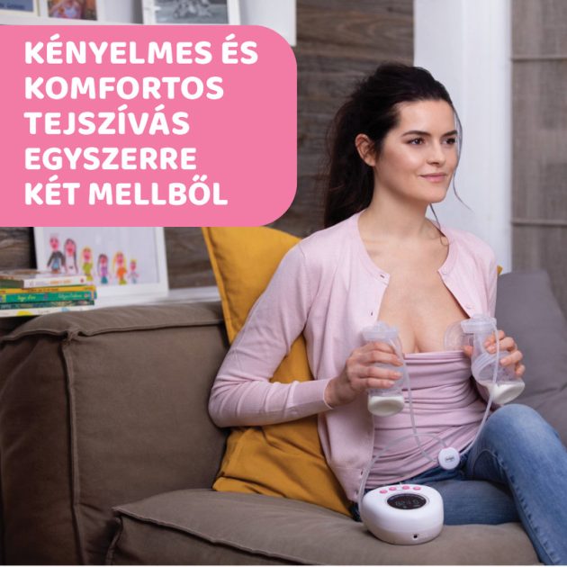 Chicco Elektromos mellszívó Double otthon & úton