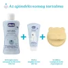 Chicco Nat.Sens. ajándék kozmetikai szett sampon&fürdető+testápoló+szil.mosókefe a