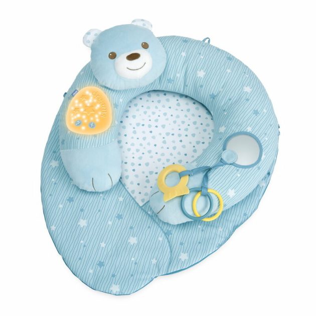 Chicco My First Nest babafészek - hasalópárna Light Blue