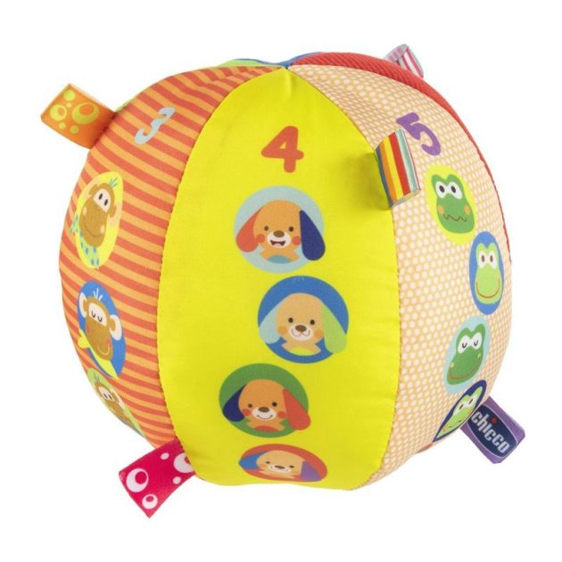 Chicco Puha, zenélő bébilabda, Baby Senses