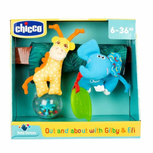 Chicco Gilby&Eli babakocsi játék Baby Senses