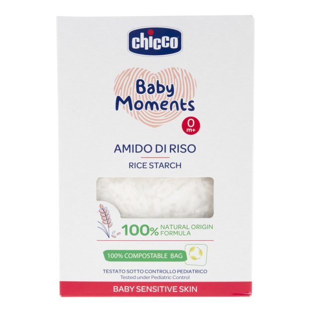 Chicco Rizskeményítő fürdővízbe 250 g - sensitive 100% természetes formula