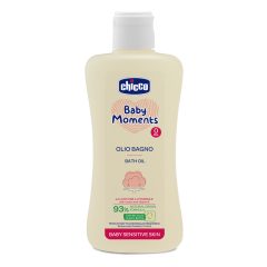   Chicco Fürdető olaj 200 ml - sensitive gyapotolaj és E-vitamin