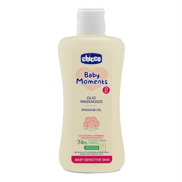 Chicco Babaolaj 200 ml -  sensitive gyapotmagolaj és E-vitamin