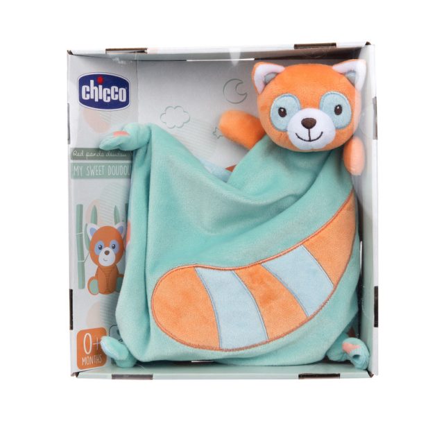 Chicco Red Panda Doudou szundikendő, pandamaci