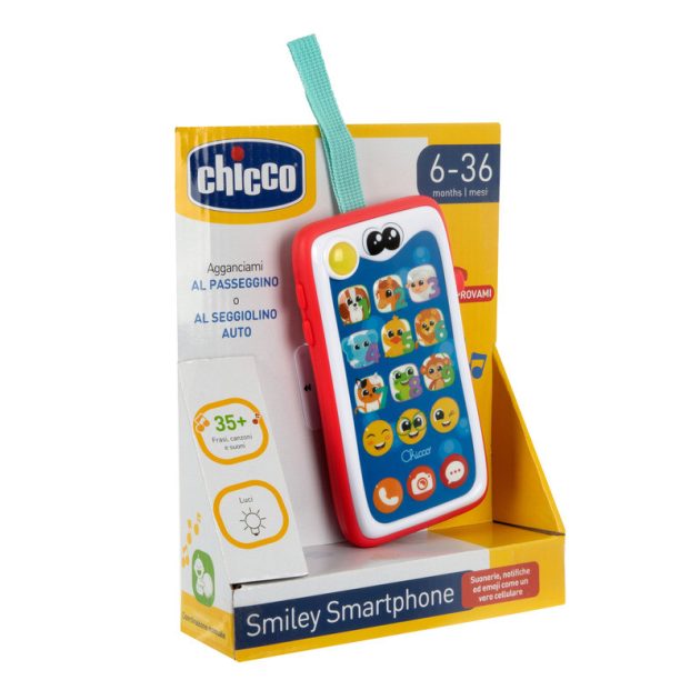 Chicco Smiley smartphone mosolygós okostelefon és babakocsijáték