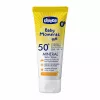 Chicco Ásványi Fényvédő krém SPF50+ (75 ml) UVA, UVB, INFRA sugárzás elleni nagyon magas védelem