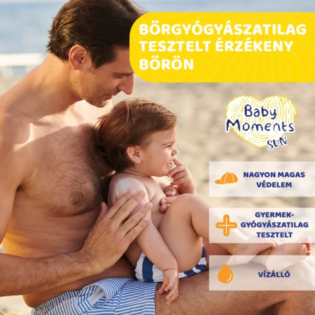 Chicco Ásványi Fényvédő krém SPF50+ (75 ml) UVA, UVB, INFRA sugárzás elleni nagyon magas védelem
