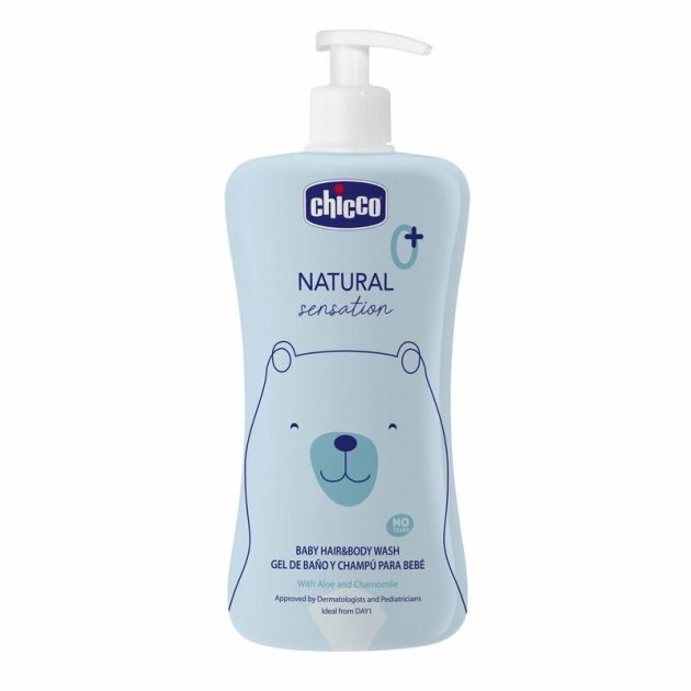 Chicco Sampon & Fürdető 500 ml - könnymentes fizio pH Natural Sensation Aloe és Kamilla