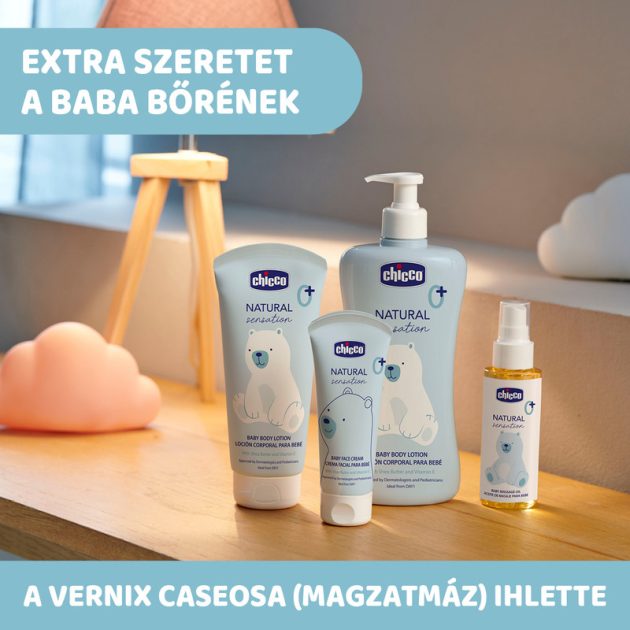 Chicco Arcápoló krém 50 ml Natural Sensation - Shea vaj és E-vitamin kék 50 ml