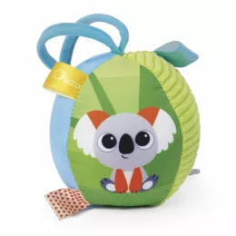   Chicco Soft Ball puha csörgős textil labda babakocsi-játék