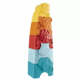 Chicco 2in1 Építőjáték műanyagból – állatos torony