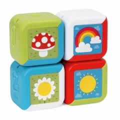   Chicco Építőkockák 2in1 manuális játék kézfejlesztő és logika