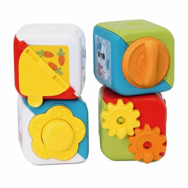 Chicco Építőkockák 2in1 manuális játék kézfejlesztő és logika
