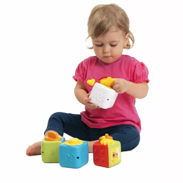 Chicco Építőkockák 2in1 manuális játék kézfejlesztő és logika