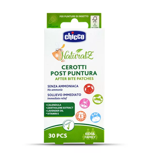 Chicco Csípés utáni tapaszok 30 db (3 év+) körömvirág, zanthoxylum, levendula és E-vitamin