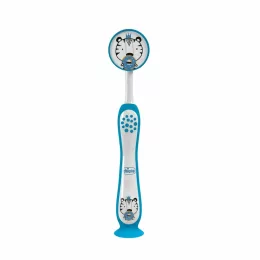   Chicco Fogkefe 3-6 év tejfogakhoz tapadókorongos védőkupakkal