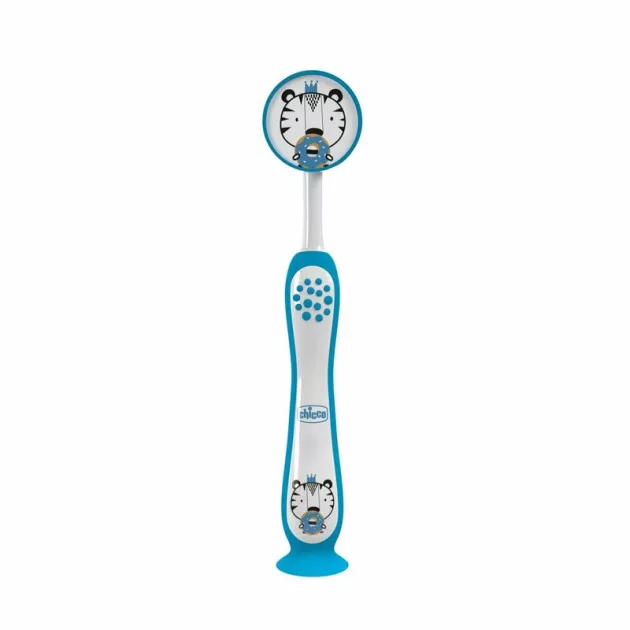 Chicco Fogkefe 3-6 év tejfogakhoz tapadókorongos védőkupakkal