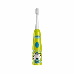   Chicco Elemes fogkefe rezgőfejjel 3év+ Tigris 2 db cserefejjel