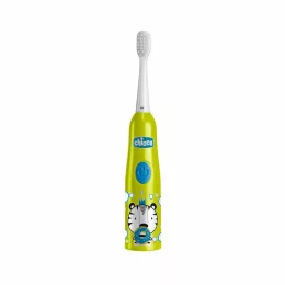   Chicco Elemes fogkefe rezgőfejjel 3év+ Tigris 2 db cserefejjel