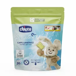   Chicco Mosókapszula 20 db zselés mosógél kapszulák gépi mosáshoz