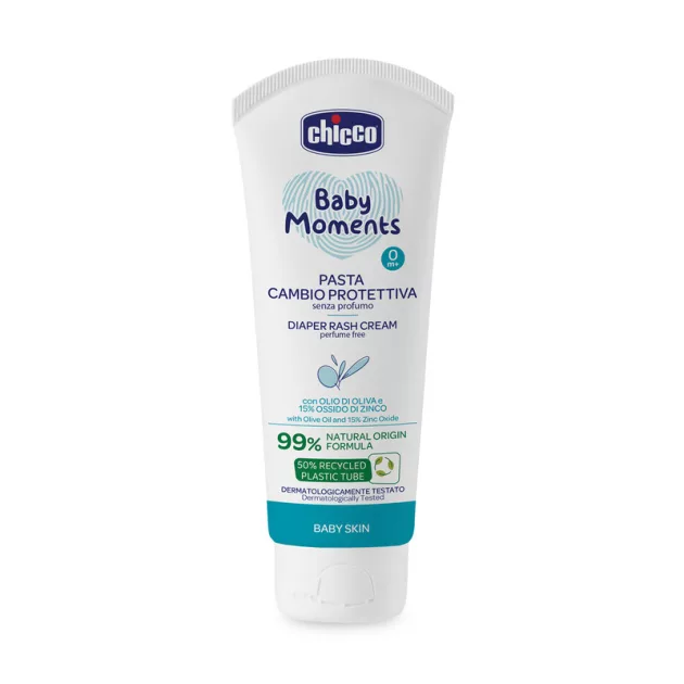 Chicco Popsikrém pelenkakiütés ellen 100 ml 15% cink-oxid illatmentes 99% természetes