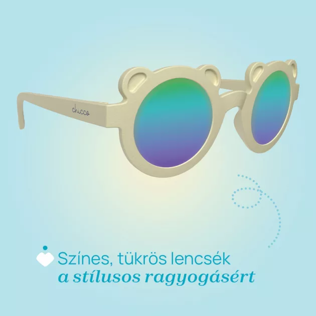 Chicco Napszemüveg 36m+Cream tükörlencsék UVA-UVB magas védelem