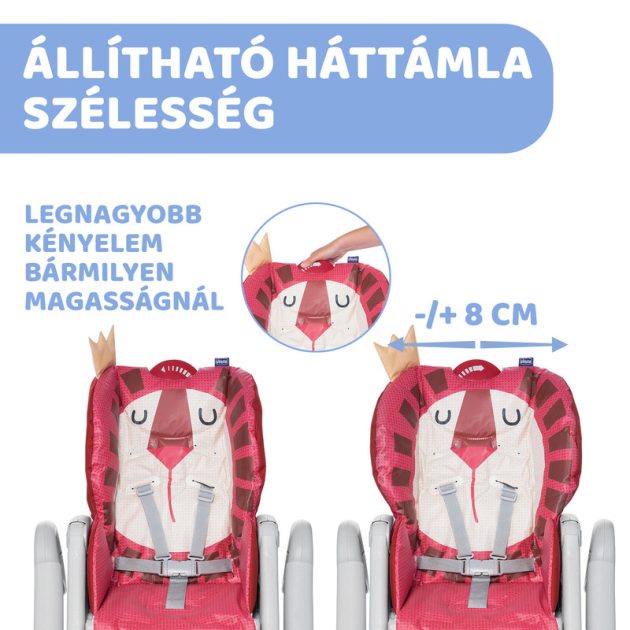 Chicco Polly 2 Start dönthető etetőszék, 0-15 kg, Lion