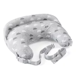   Chicco Boppy Deluxe szoptatós párna formatartó töltettel - szürke