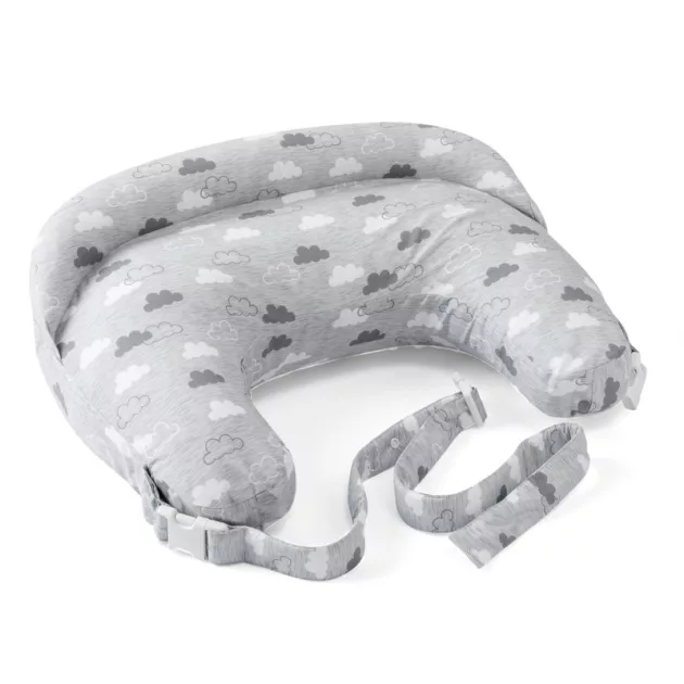 Chicco Boppy Deluxe szoptatós párna formatartó töltettel - szürke