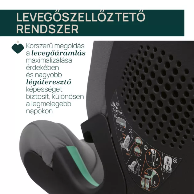 Chicco Seat&Go I-Size 76-150 cm autósülés 1/2/3 korcsoport - szürke