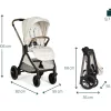 Chicco BELLAGIO babakocsi önzáródással 22 kg-ig trió rendszerré bővíthető