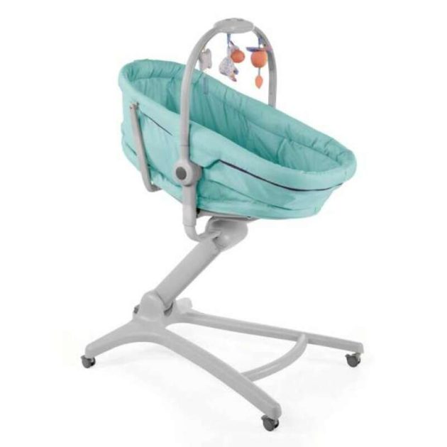 Chicco Baby Hug 4in1 bölcső, pihenőszék, etetőszék, fotel - Aquarelle