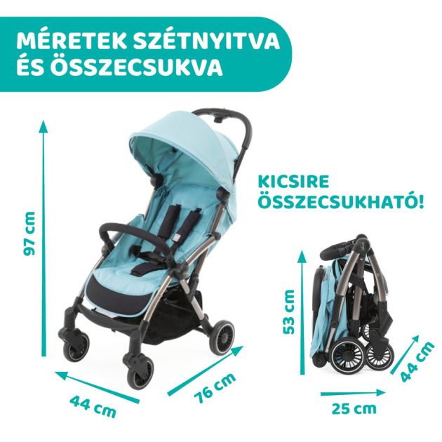 Chicco Cheerio utazó babakocsi automata zárral 0-15 kg Hydra