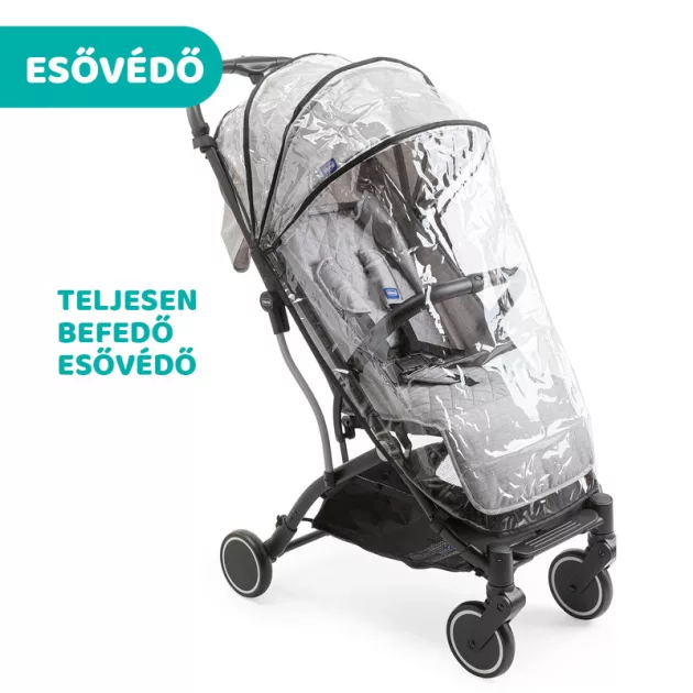 Chicco TROLLEYme babakocsi automata zárral 0-15 kg, 0-3 év, Light grey