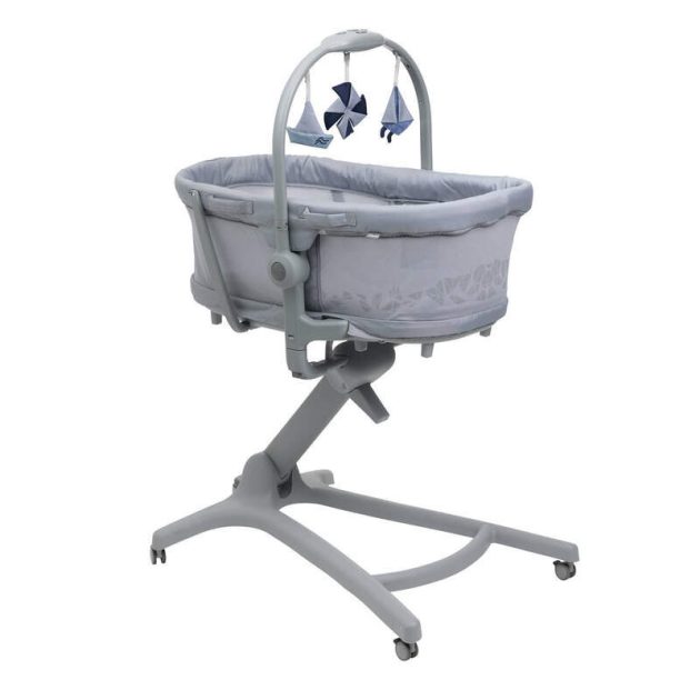 Chicco Baby Hug Pro 5in1 bölcső, pihenőszék, etetőszék, szék - Earl Grey