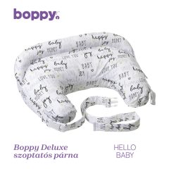   Chicco Boppy Deluxe szoptatós párna formatartó töltettel - fekete