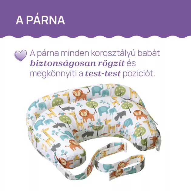 Chicco Boppy Deluxe szoptatós párna formatartó töltettel - fekete