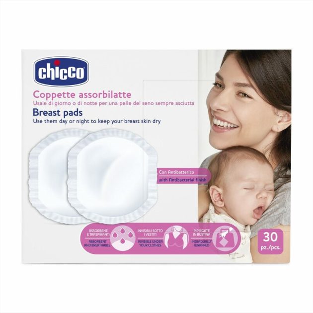 Chicco Melltartóbetét, 30 db, Antibakteriális felsőréteg