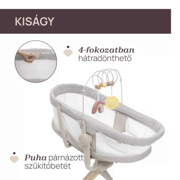 Chicco Baby Hug Armonia bölcső - asztali szék 0 - 15 kg, 0- 36 hó