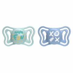   Chicco Physio Forma® Light 6-16hó cumi 2db sterilizálható tok - kék