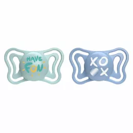   Chicco Physio Forma® Light 6-16hó cumi 2db sterilizálható tok - kék