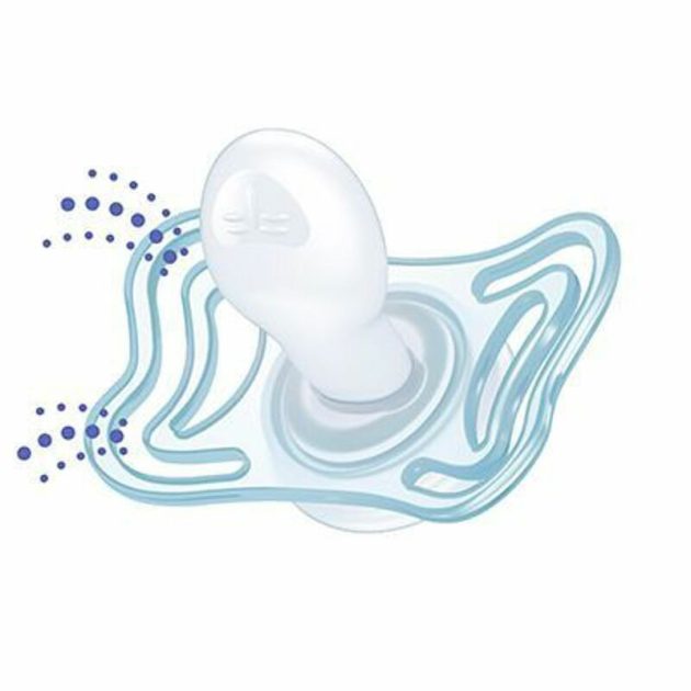 Chicco Physio Forma® Light 16-36 hó cumi 2 db sterilizálós tokban - rózsaszín