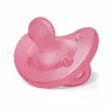 Chicco Physio Forma® Soft 16-36 hó csupa-szilikon cumi 1 db csupa puhaság - rózsaszín