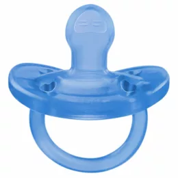   Chicco Physio Forma® Soft 6-16 hó csupa-szilikon cumi 1db csupa puhaság - kék